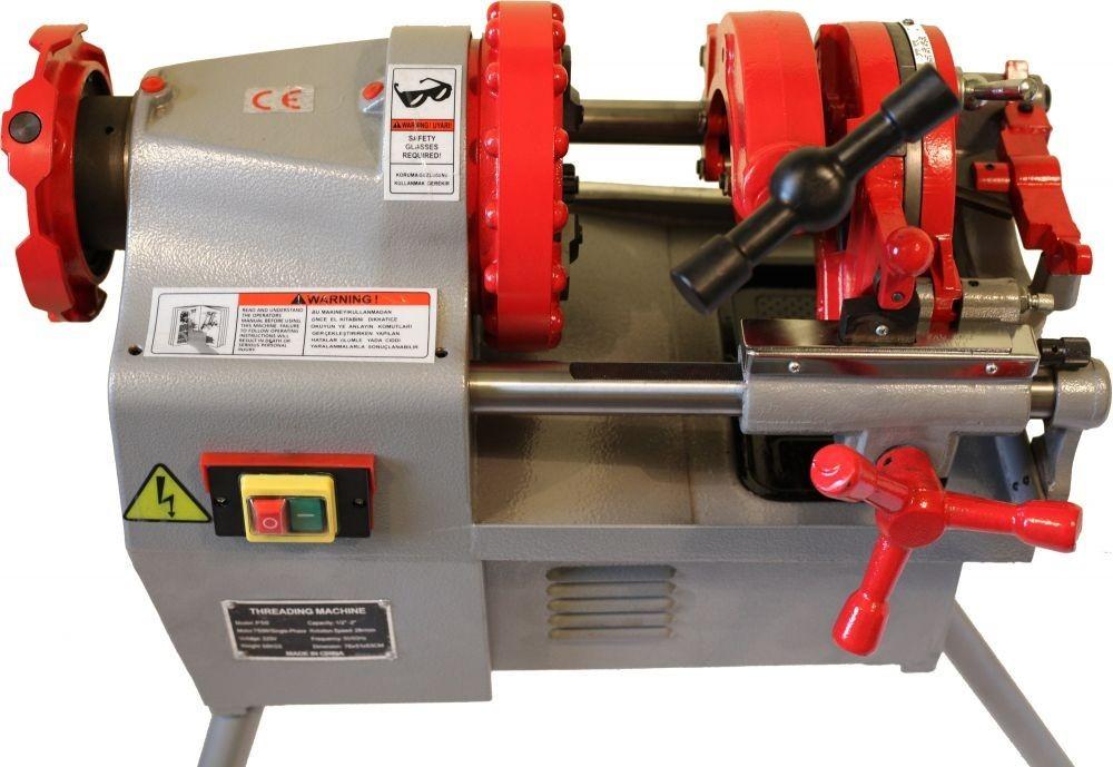 750W/220V Elektrische Rohrgewindeschneidmaschine BSPT 1/2"-3/4", 1"-2" (P50) B-WARE